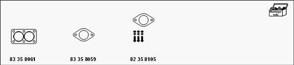 HJS MT-Vo54 - Sistem de esapament allinparts.ro