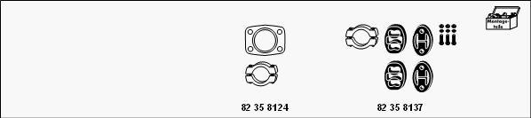 HJS MT-Vo18 - Sistem de esapament - allinparts.ro