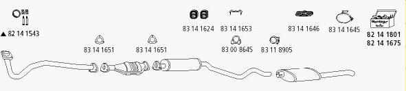 HJS Op_198 - Sistem de esapament allinparts.ro