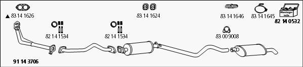 HJS Op_189 - Sistem de esapament allinparts.ro