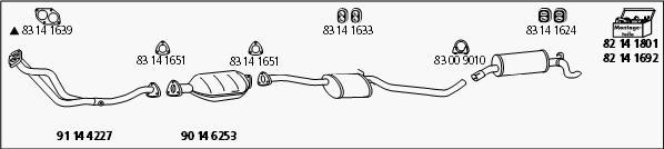 HJS Op_764 - Sistem de esapament - allinparts.ro