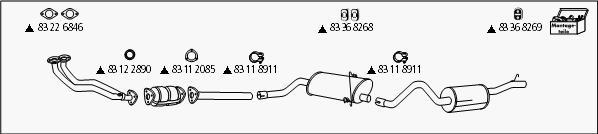 HJS Sa_43 - Sistem de esapament allinparts.ro