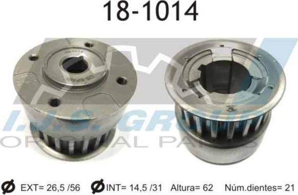IJS GROUP 18-1014 - Roata dintata, ax distributie - allinparts.ro