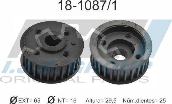 IJS GROUP 18-1087/1 - Roata dintata, ax cu came - allinparts.ro