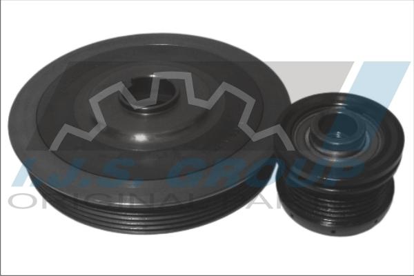 IJS GROUP 17-1020KIT A - Fulie curea, arbore cotit - allinparts.ro