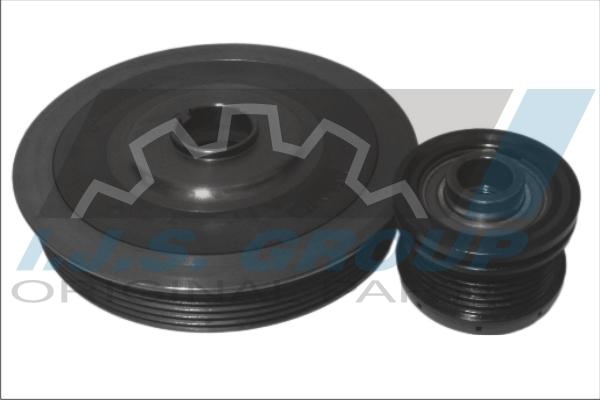 IJS GROUP 17-1020KIT B - Fulie curea, arbore cotit - allinparts.ro