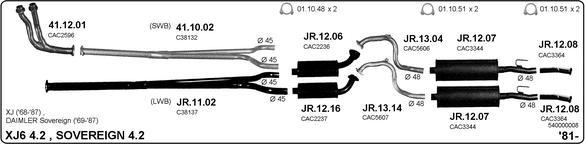 IMASAF 540000008 - Sistem de esapament - allinparts.ro