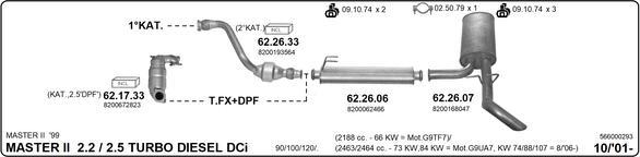 IMASAF 566000293 - Sistem de esapament - allinparts.ro