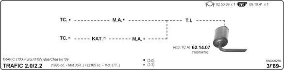 IMASAF 566000256 - Sistem de esapament allinparts.ro