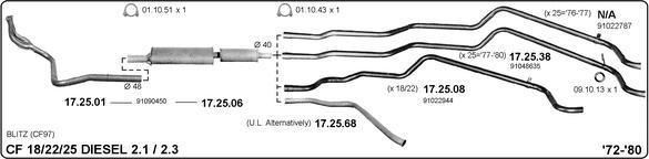 IMASAF 509000006 - Sistem de esapament allinparts.ro