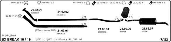 IMASAF 514000043 - Sistem de esapament allinparts.ro