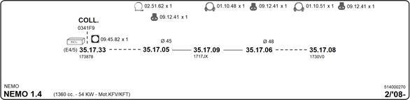 IMASAF 514000270 - Sistem de esapament allinparts.ro