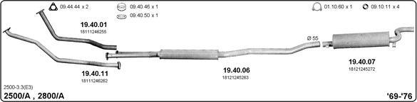 IMASAF 511000109 - Sistem de esapament - allinparts.ro