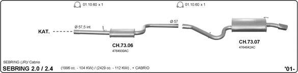 IMASAF 513000006 - Sistem de esapament - allinparts.ro