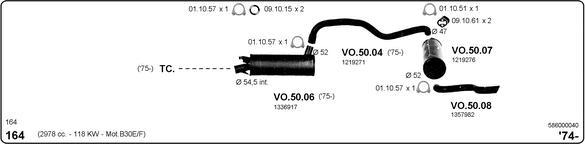 IMASAF 586000040 - Sistem de esapament allinparts.ro