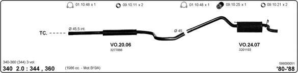 IMASAF 586000051 - Sistem de esapament allinparts.ro