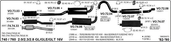 IMASAF 586000073 - Sistem de esapament - allinparts.ro