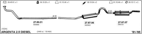 IMASAF 524000003 - Sistem de esapament allinparts.ro