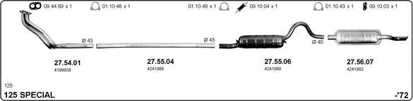 IMASAF 524000367 - Sistem de esapament - allinparts.ro
