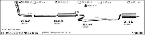 IMASAF 524000236 - Sistem de esapament allinparts.ro