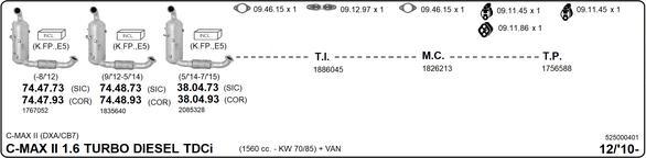 IMASAF 525000401 - Sistem de esapament allinparts.ro