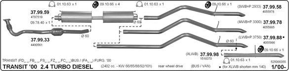 IMASAF 525000355 - Sistem de esapament allinparts.ro