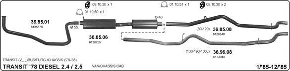 IMASAF 525000331 - Sistem de esapament allinparts.ro