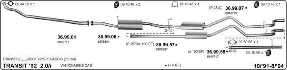 IMASAF 525000338 - Sistem de esapament allinparts.ro