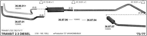 IMASAF 525000333 - Sistem de esapament allinparts.ro