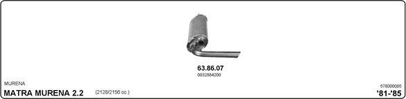 IMASAF 578000005 - Sistem de esapament allinparts.ro