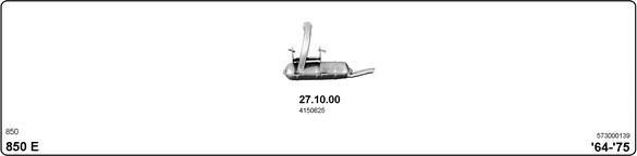 IMASAF 573000139 - Sistem de esapament - allinparts.ro