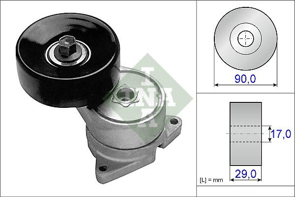 INA 534 0233 10 - Intinzator curea, curea distributie - allinparts.ro