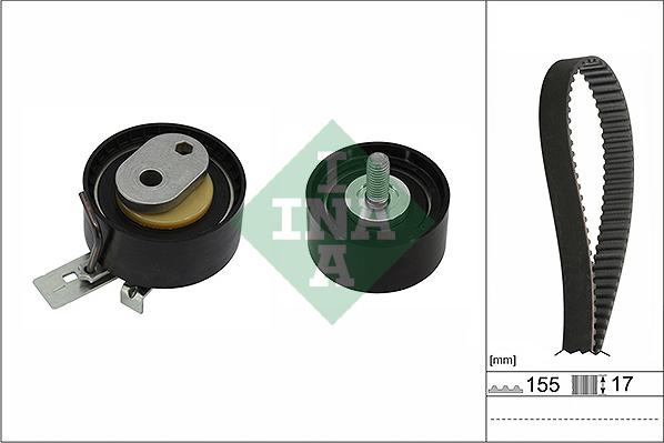 INA 530 0947 10 - Set curea de distributie allinparts.ro