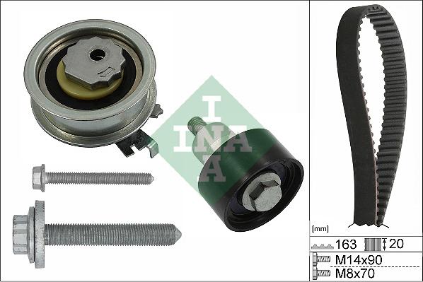 INA 530 0592 11 - Set curea de distributie allinparts.ro