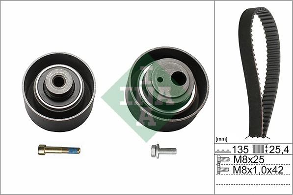 INA 530 0055 10 - Set curea de distributie allinparts.ro