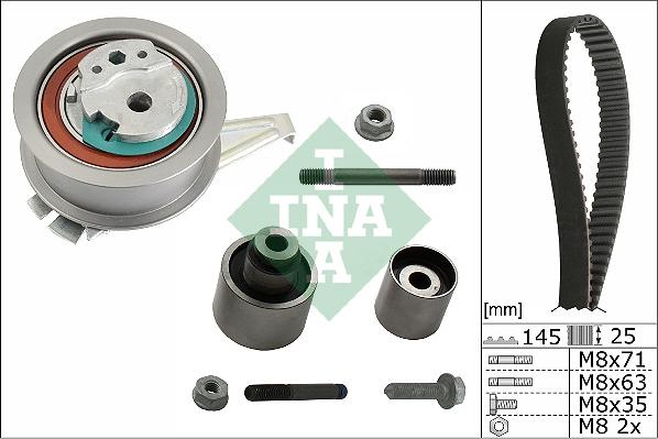 INA 530 0759 10 - Set curea de distributie allinparts.ro