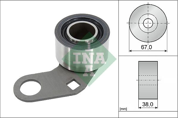 INA 531 0331 10 - Rola intinzator,curea distributie allinparts.ro