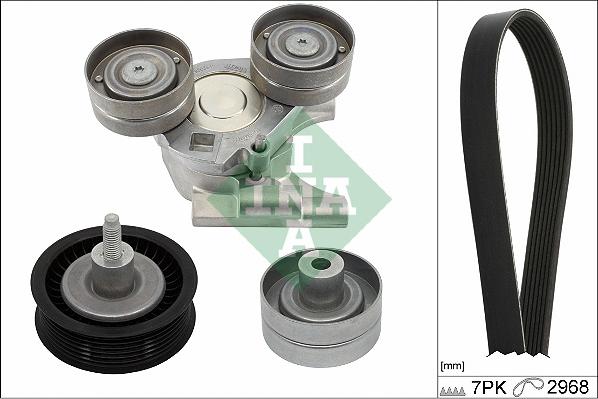 INA 529 0442 10 - Set curea transmisie cu caneluri allinparts.ro