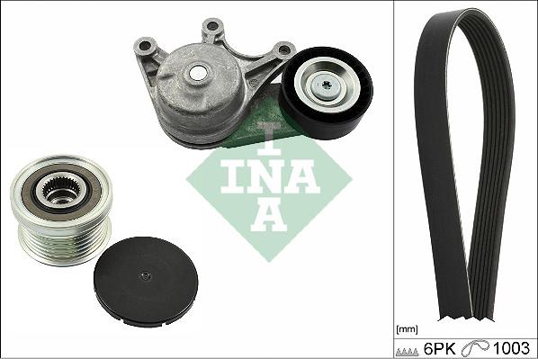 INA 529 0483 20 - Set curea transmisie cu caneluri allinparts.ro