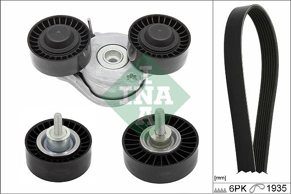 INA 529 0426 10 - Set curea transmisie cu caneluri allinparts.ro
