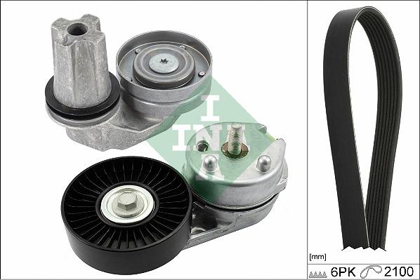 INA 529 0422 10 - Set curea transmisie cu caneluri allinparts.ro