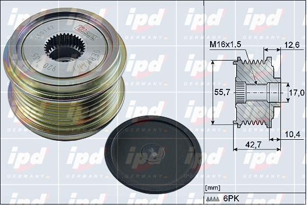 IPD 15-4098 - Fulie, alternator - allinparts.ro