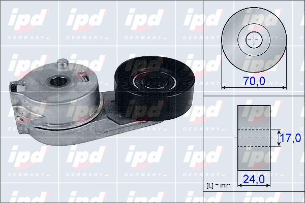 IPD 15-4015 - Intinzator curea, curea distributie - allinparts.ro