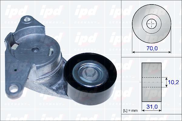 IPD 15-3842 - Intinzator curea, curea distributie allinparts.ro