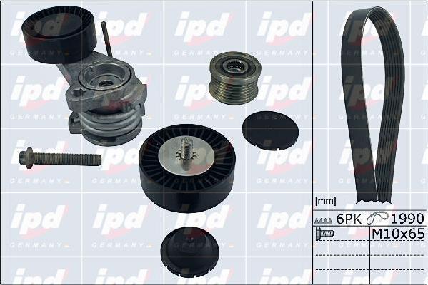 IPD 20-1857 - Set curea transmisie cu caneluri - allinparts.ro