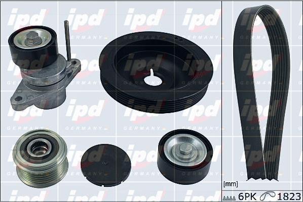 IPD 20-1868 - Set curea transmisie cu caneluri - allinparts.ro