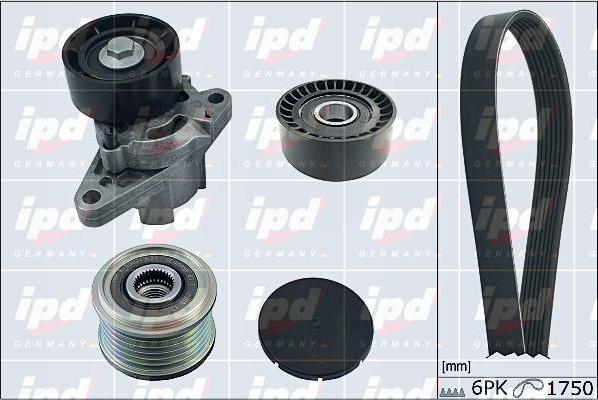 IPD 20-1867 - Set curea transmisie cu caneluri - allinparts.ro