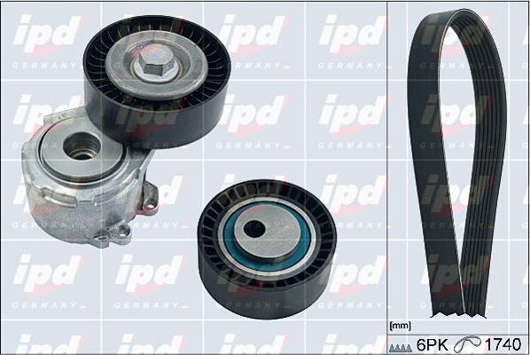 IPD 20-1809 - Set curea transmisie cu caneluri - allinparts.ro