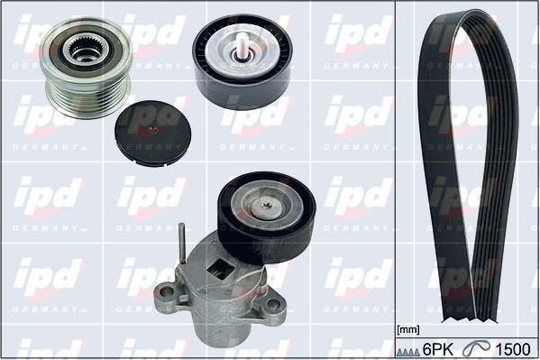 IPD 20-1889 - Set curea transmisie cu caneluri allinparts.ro