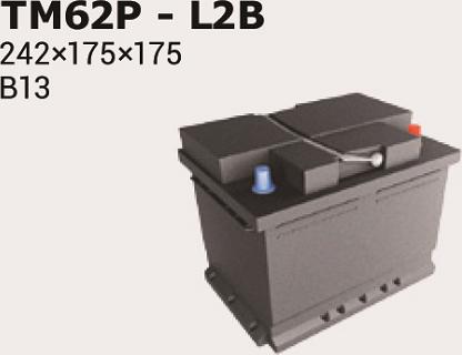 IPSA TM62P - Baterie de pornire allinparts.ro